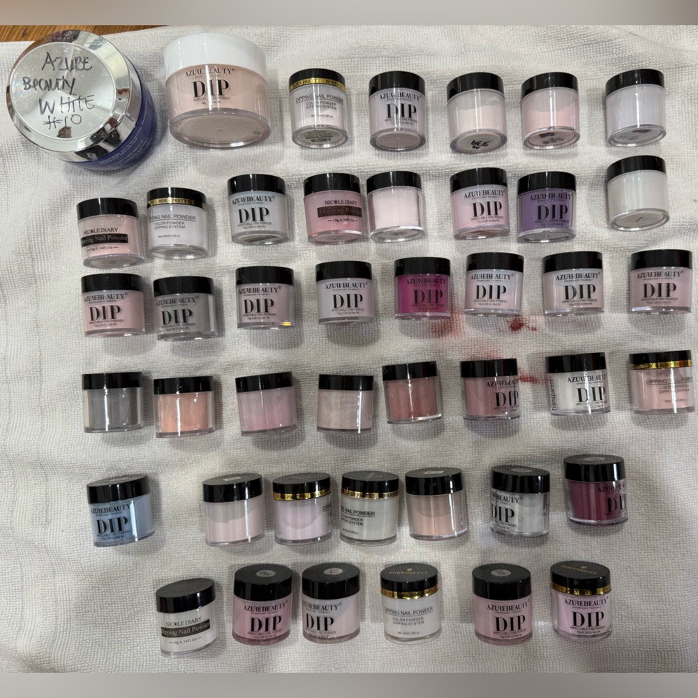 Lot of Dip Nail Powder - Neutrals/Winters/Pinks!!